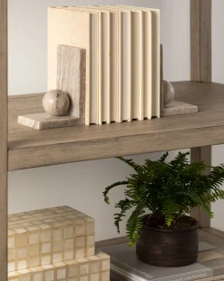 Adar Marble Bookends (Set of 2)