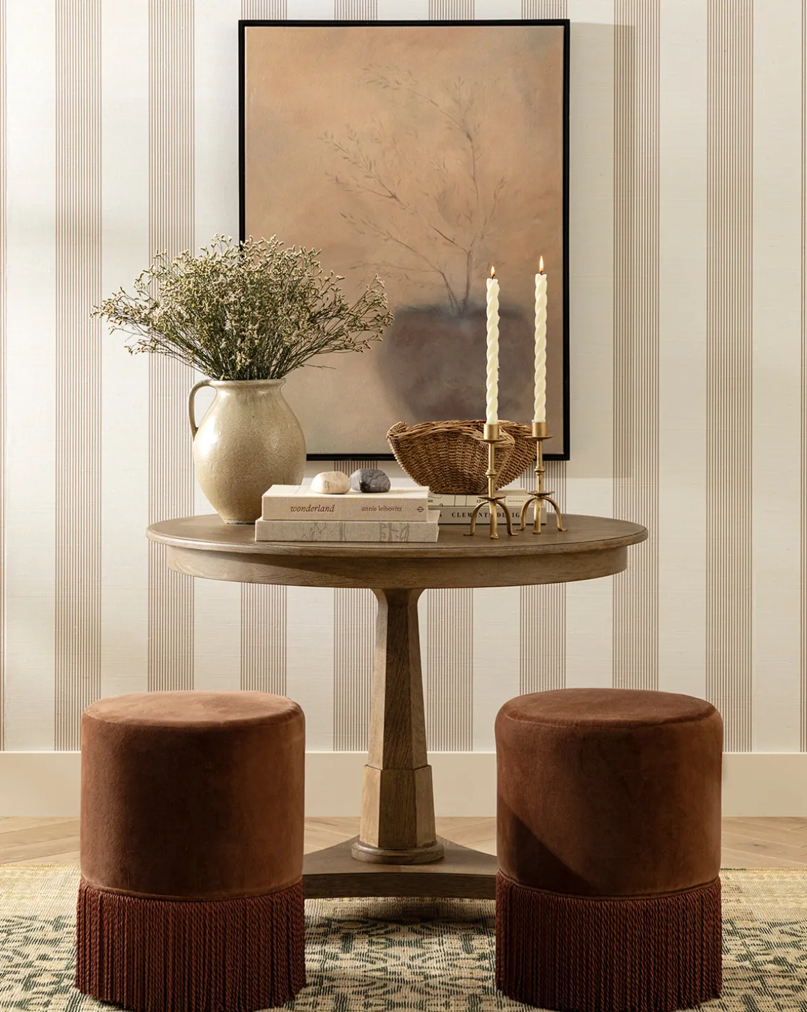 Astrid Fringe Stool