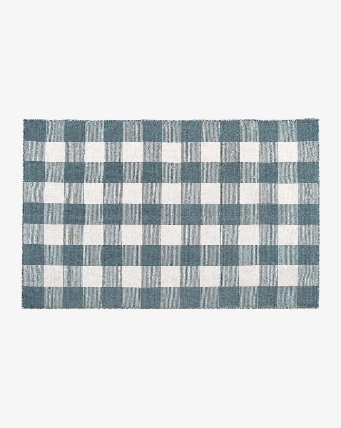 Belleville Blue Handwoven Indoor/Outdoor Rug
