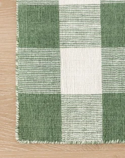 Belleville Green Handwoven Indoor/Outdoor Rug