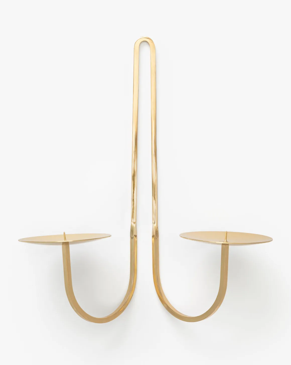 Brass Two Arm Candle Holder