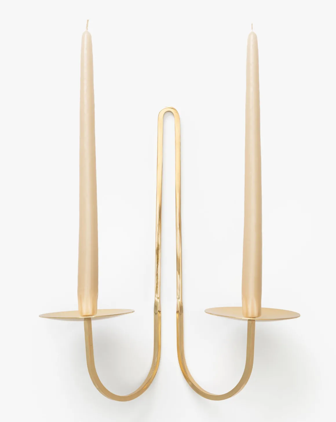 Brass Two Arm Candle Holder