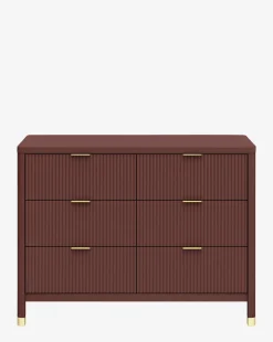 Brimsley Tambour 6-Drawer Dresser