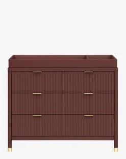 Brimsley Tambour 6-Drawer Dresser