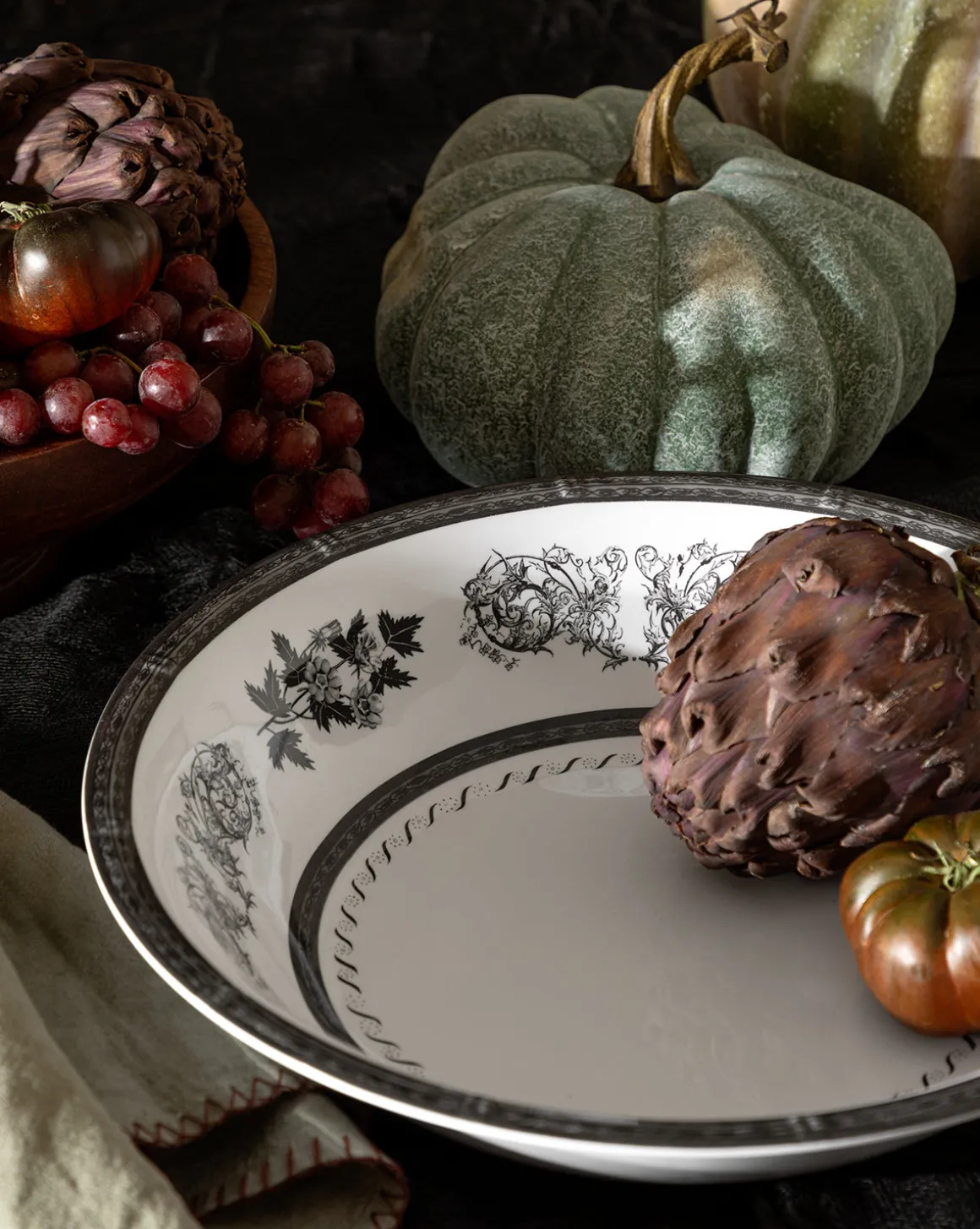 Calanthe Melamine Serving Bowl