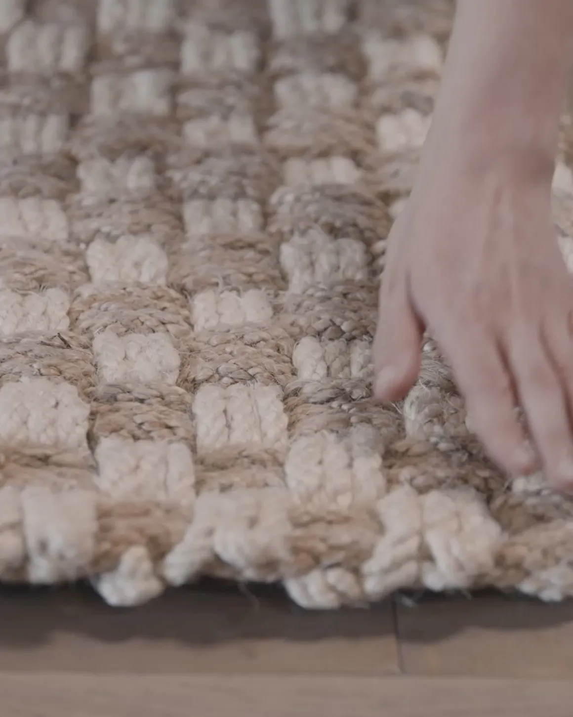 Checker Jute Doormat