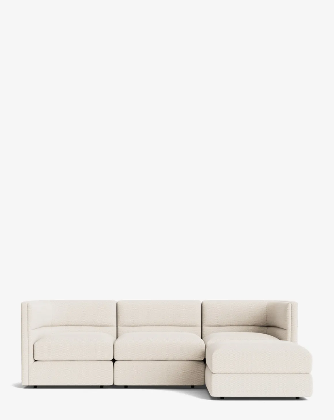 Claremont Modular Sofa with Ottoman 99"