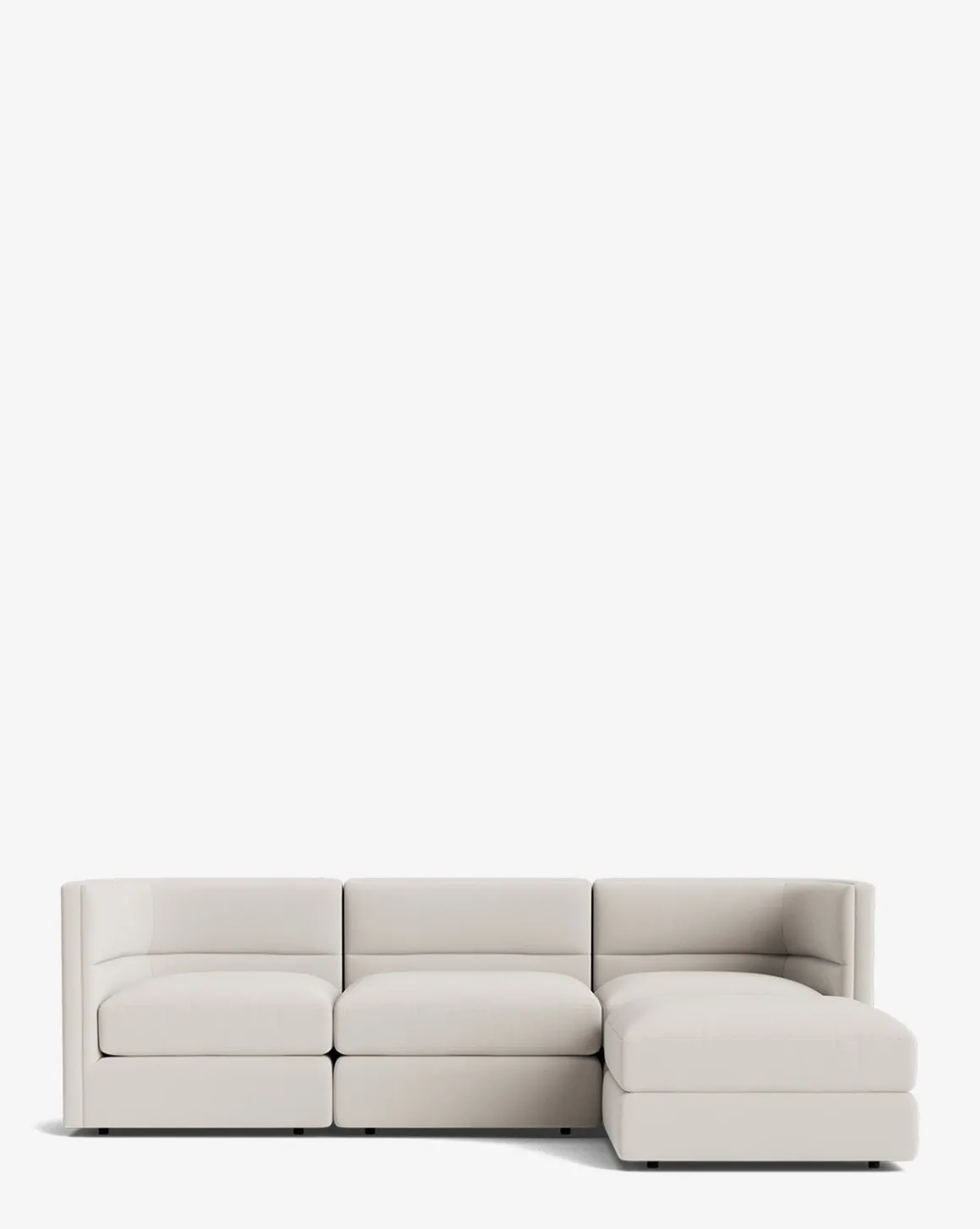 Claremont Modular Sofa with Ottoman 99"