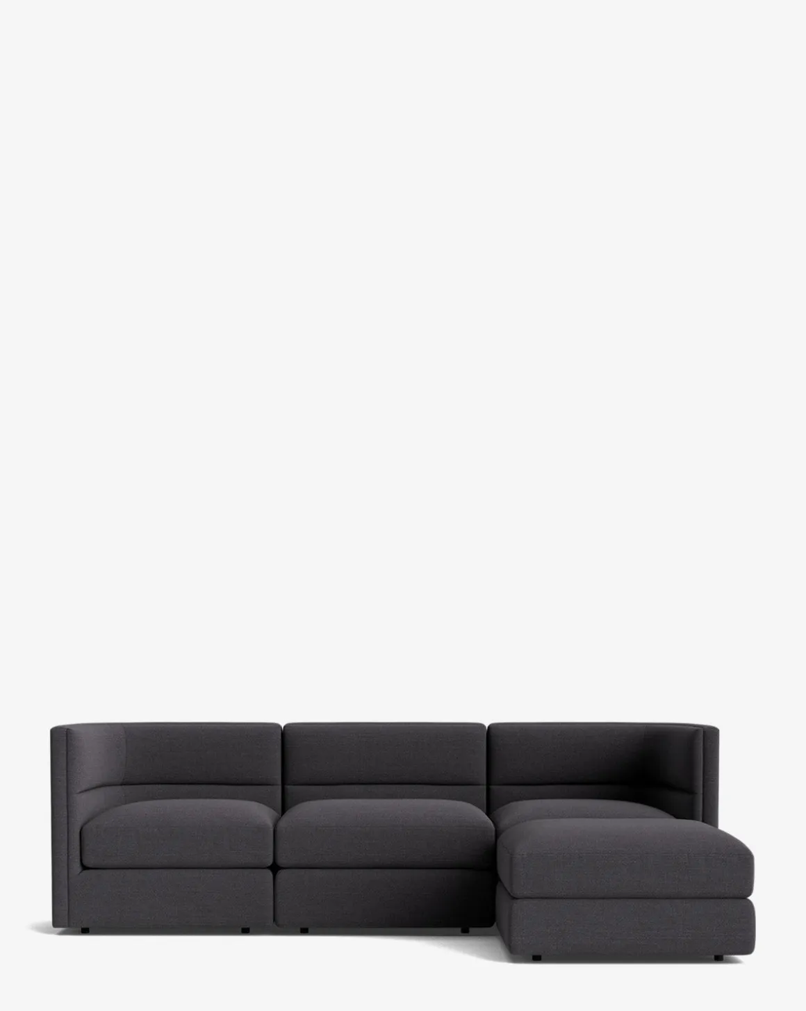 Claremont Modular Sofa with Ottoman 99"