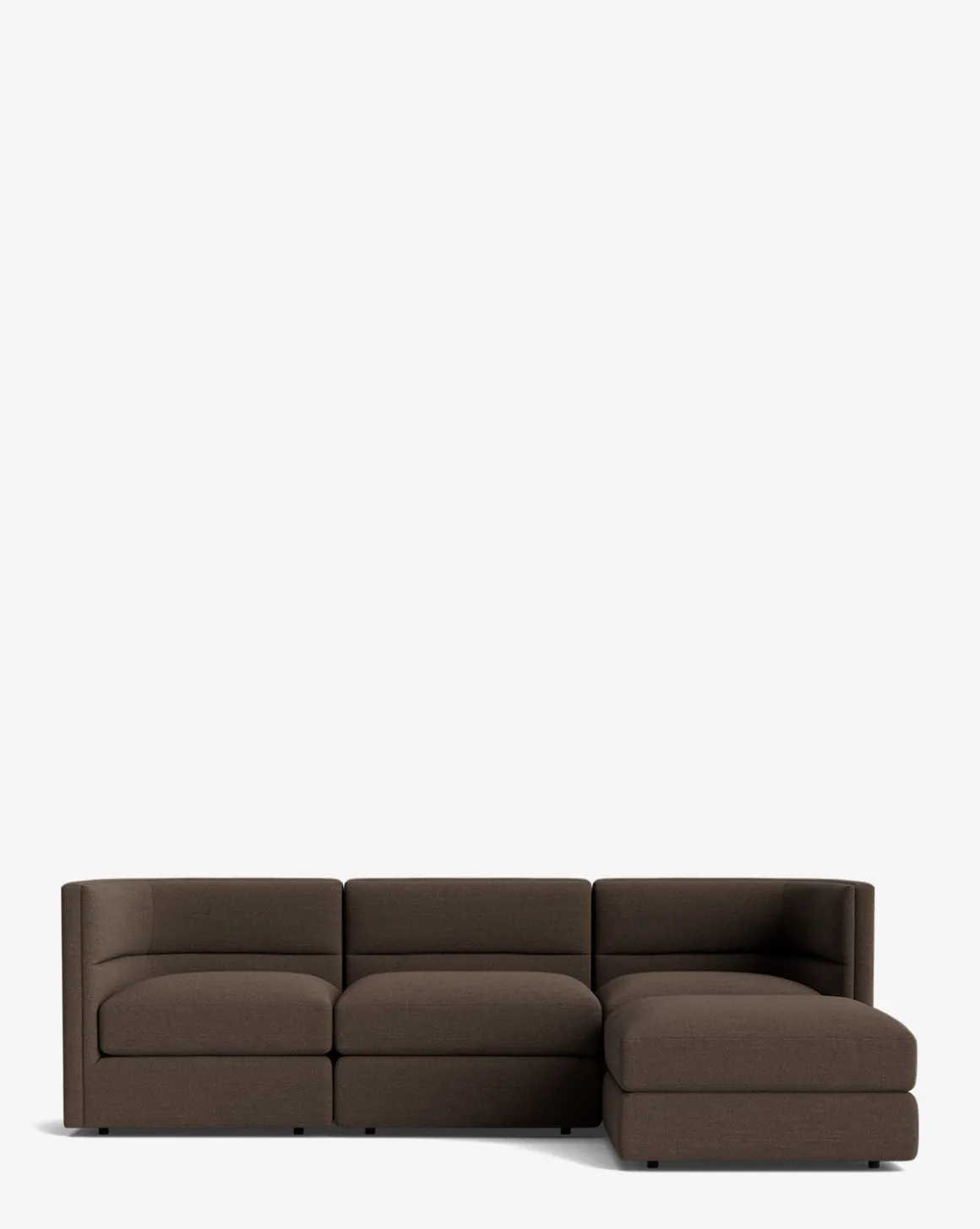 Claremont Modular Sofa with Ottoman 99"