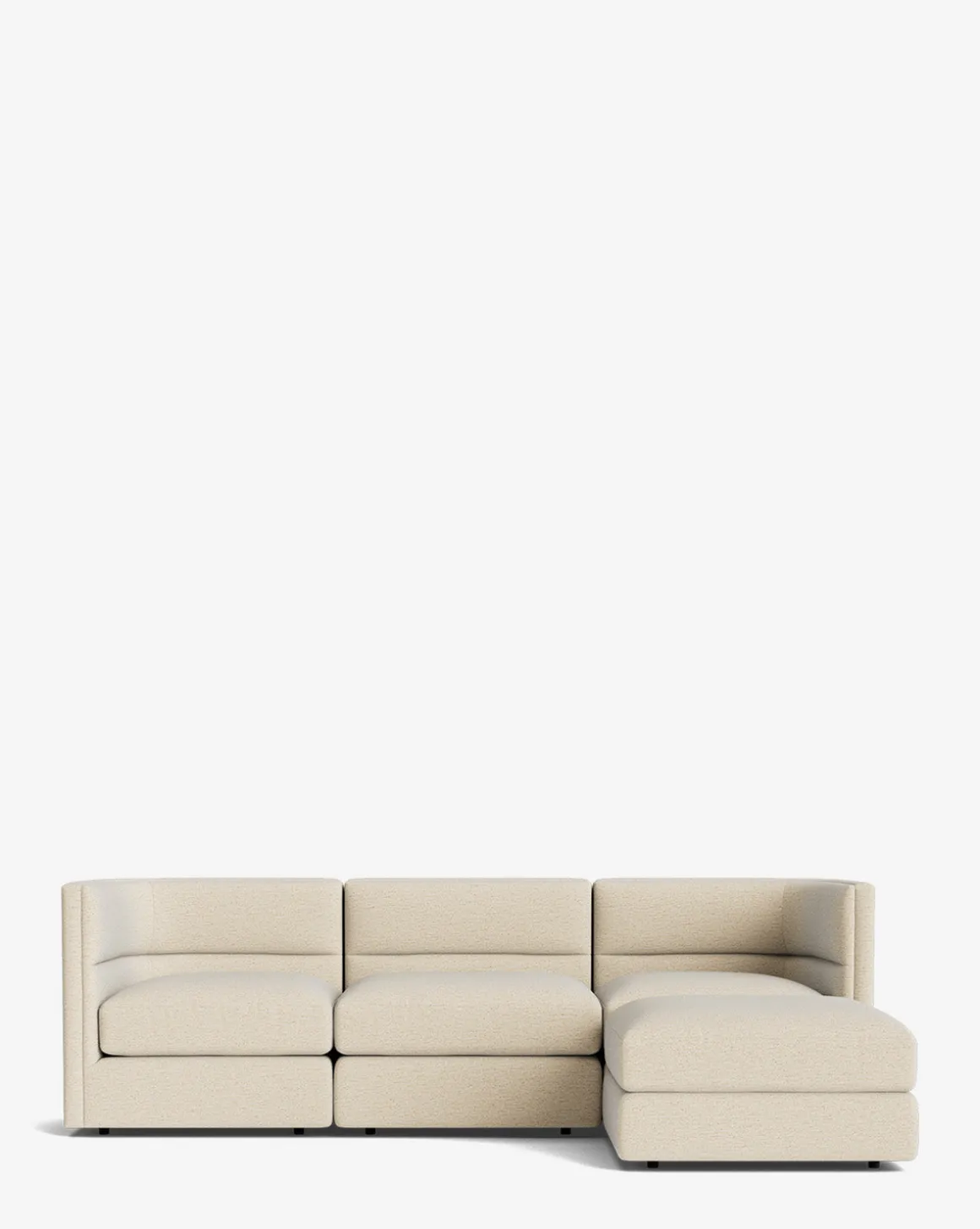 Claremont Modular Sofa with Ottoman 99"
