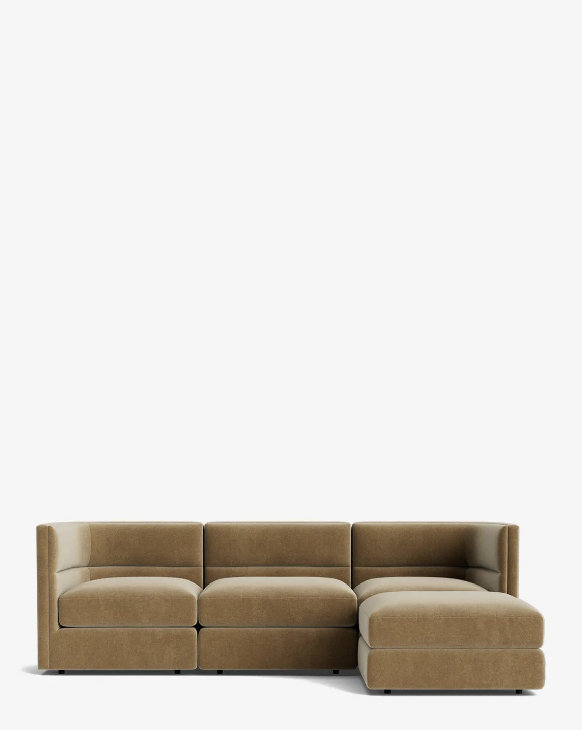 Claremont Modular Sofa with Ottoman 99"