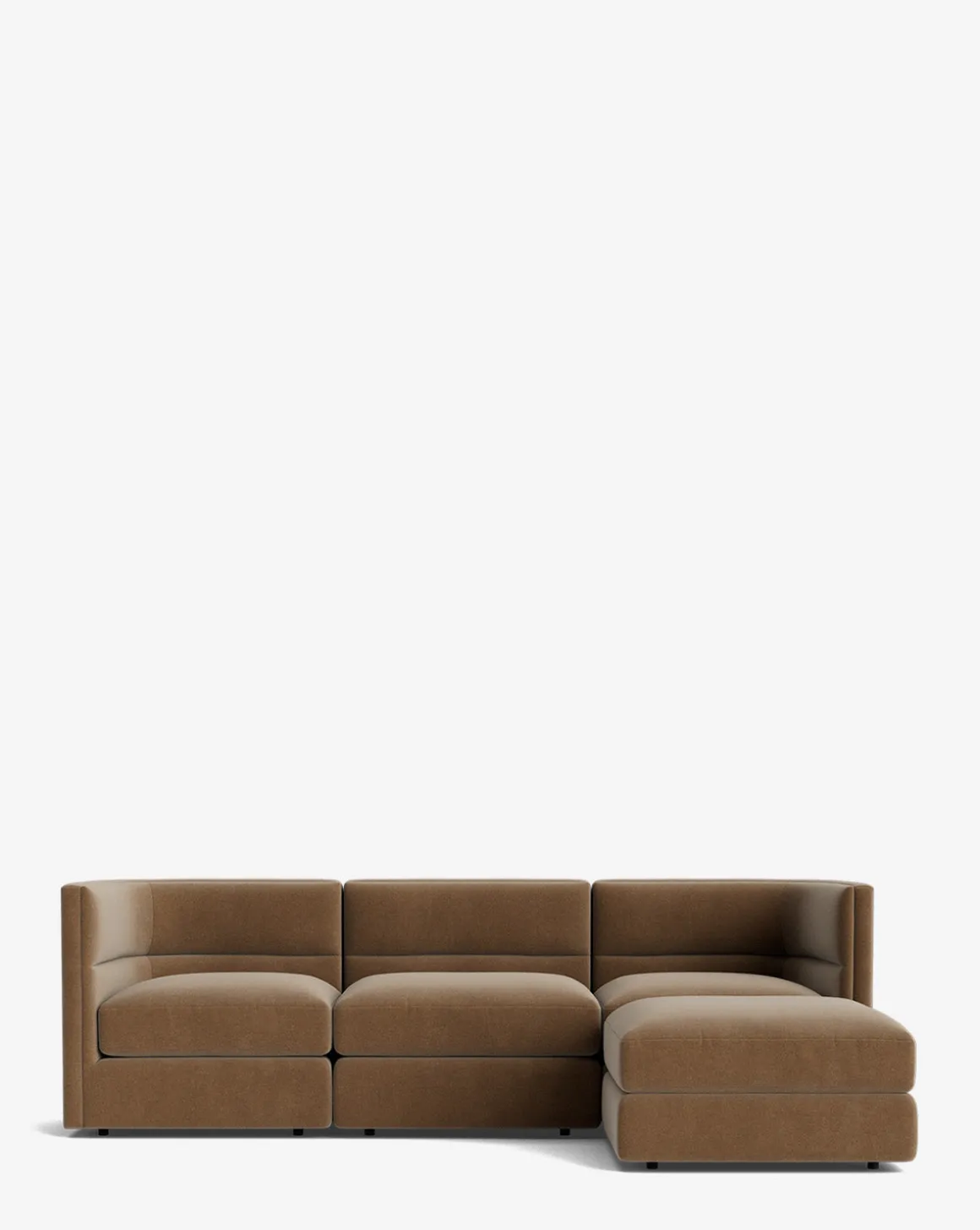 Claremont Modular Sofa with Ottoman 99"