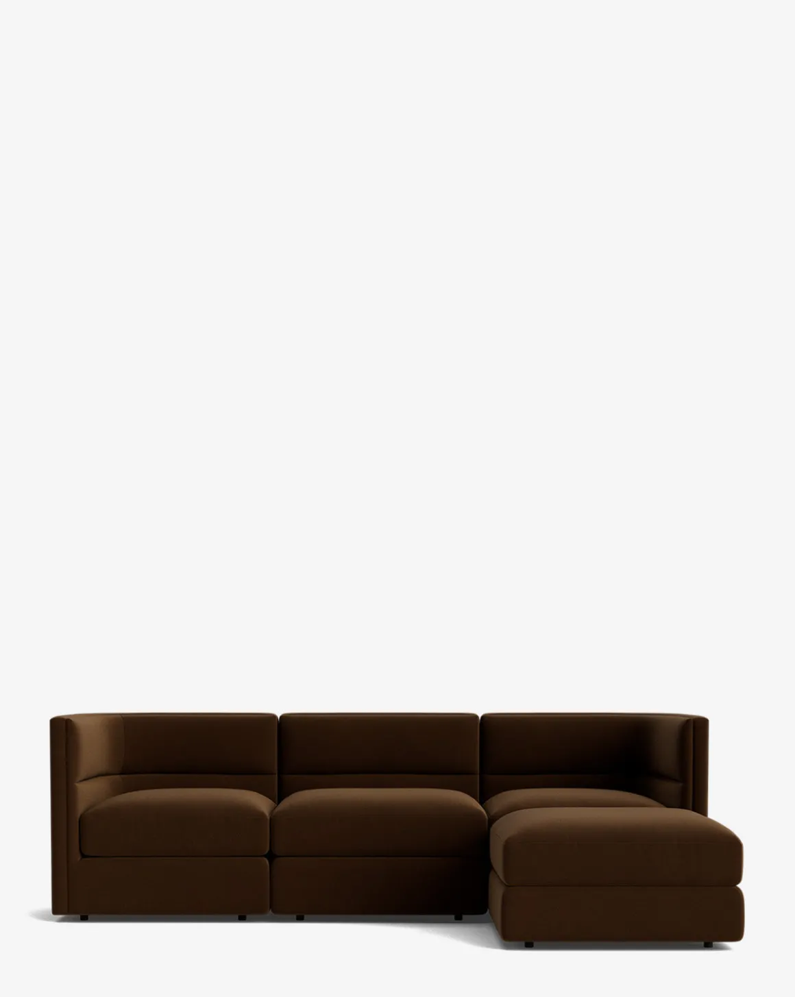 Claremont Modular Sofa with Ottoman 99"