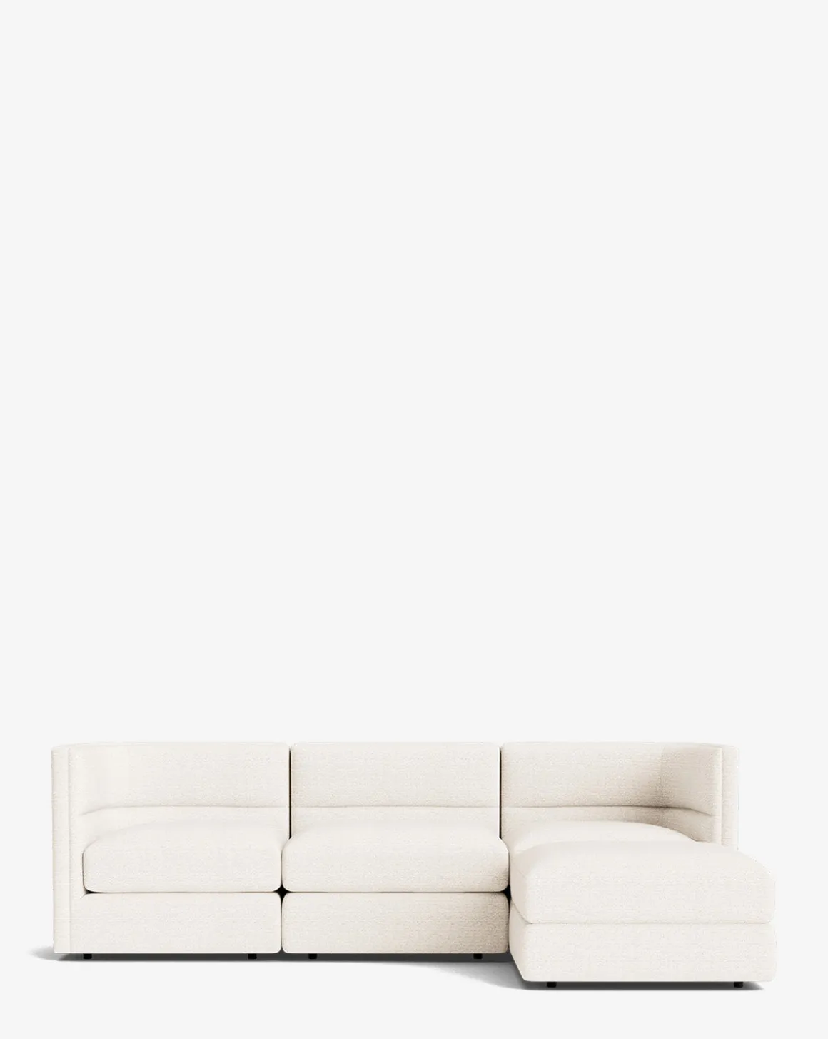 Claremont Modular Sofa with Ottoman 99"