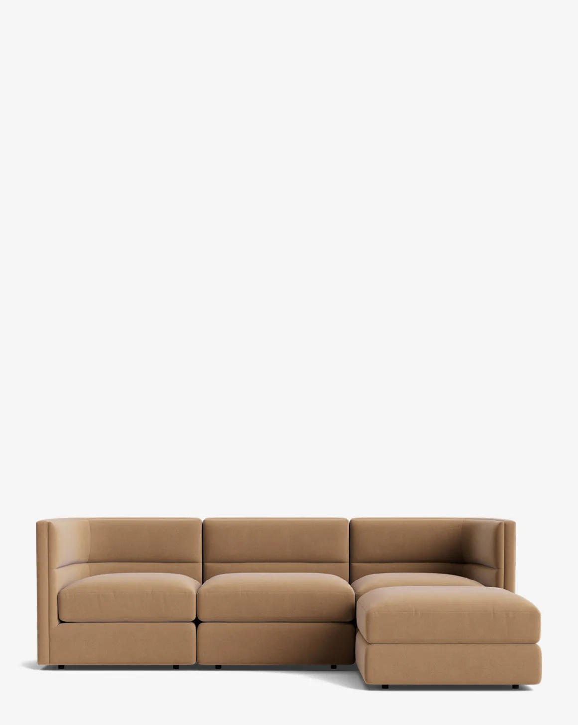 Claremont Modular Sofa with Ottoman 99"