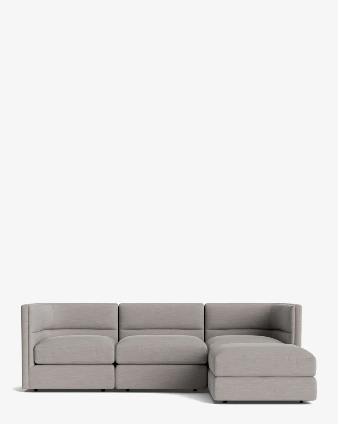 Claremont Modular Sofa with Ottoman 99"