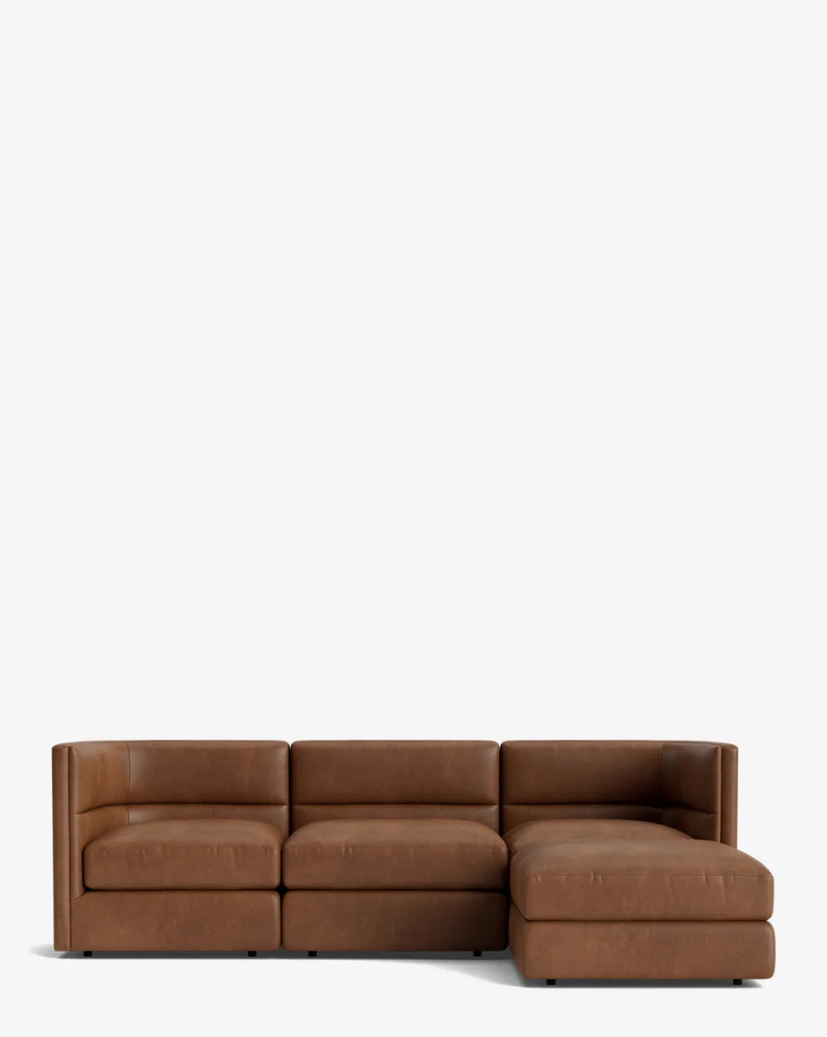 Claremont Modular Sofa with Ottoman 99"