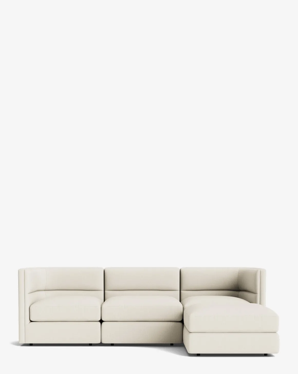 Claremont Modular Sofa with Ottoman 99"