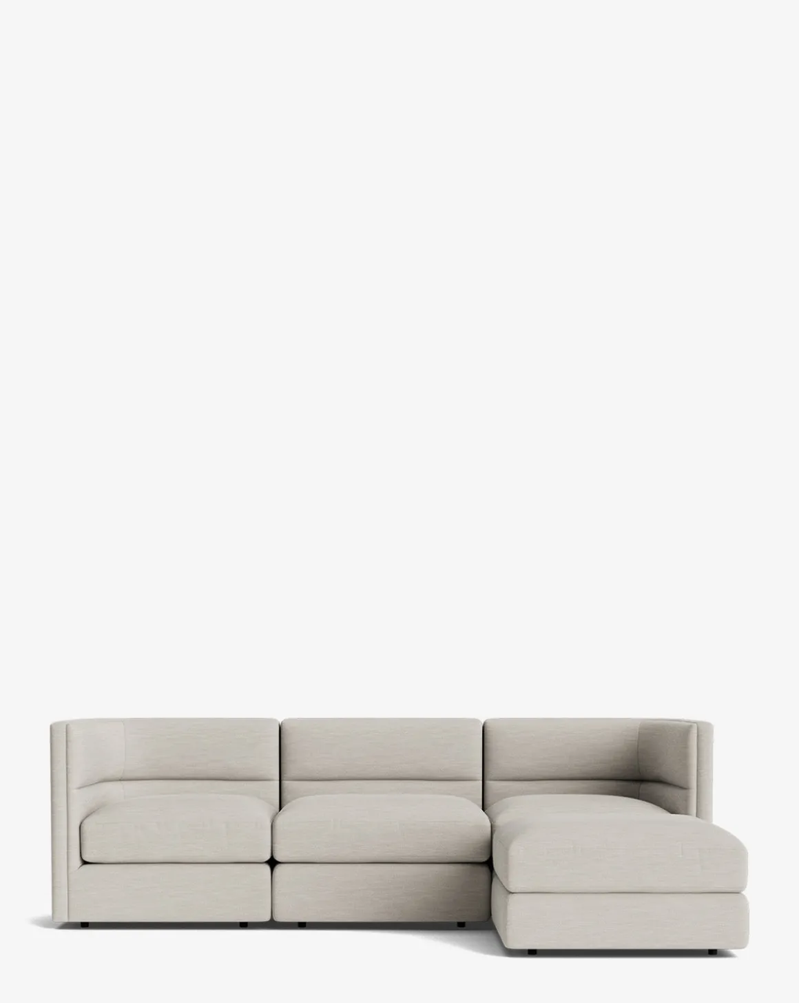 Claremont Modular Sofa with Ottoman 99"