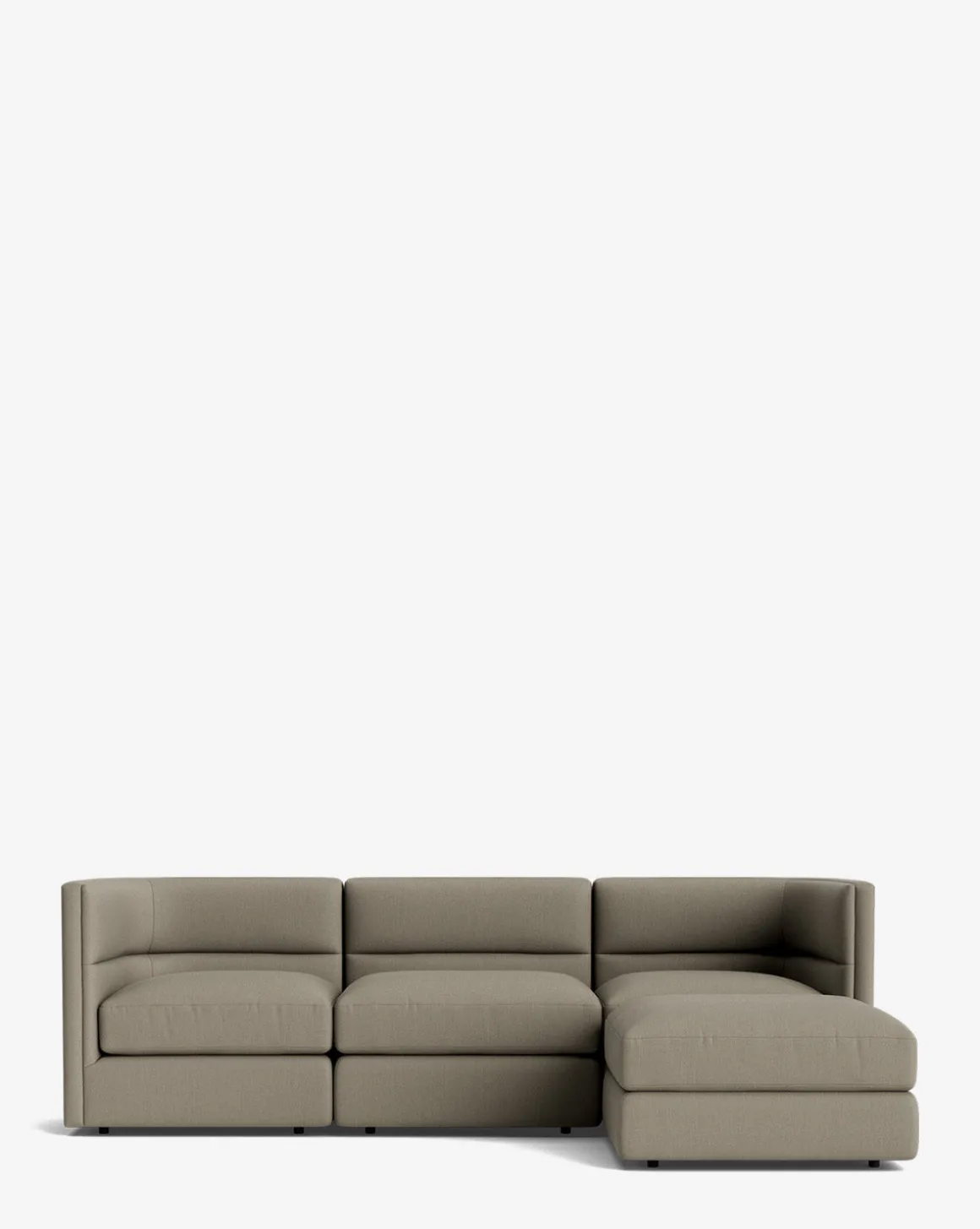 Claremont Modular Sofa with Ottoman 99"