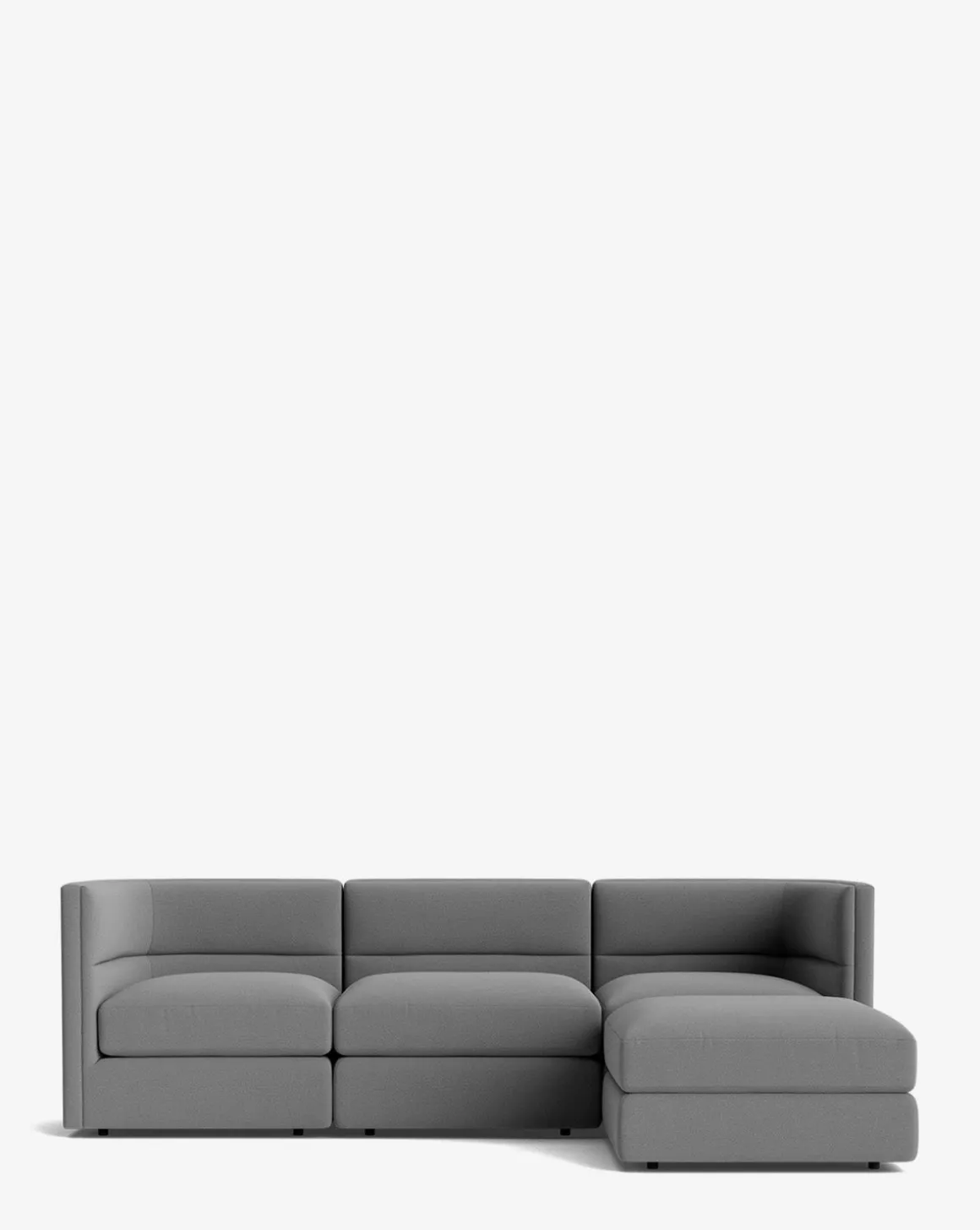Claremont Modular Sofa with Ottoman 99"