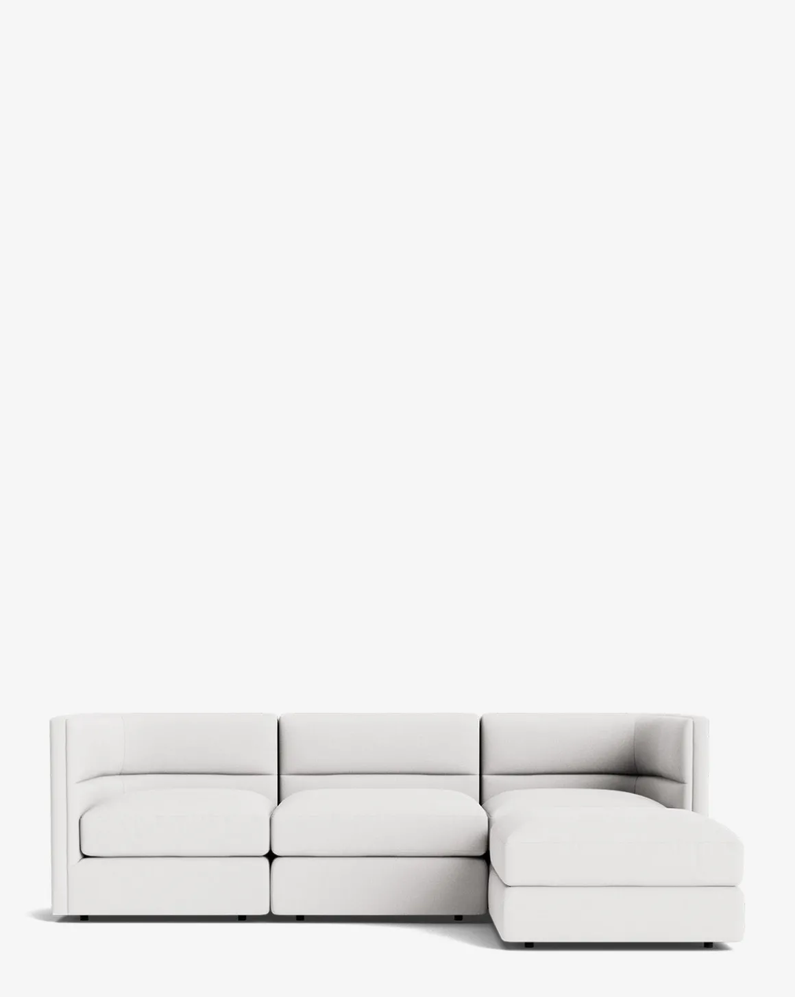 Claremont Modular Sofa with Ottoman 99"