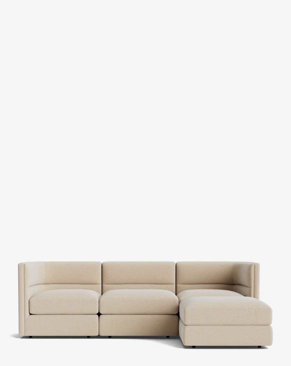 Claremont Modular Sofa with Ottoman 99"