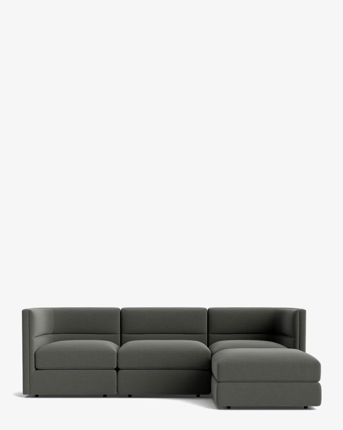 Claremont Modular Sofa with Ottoman 99"