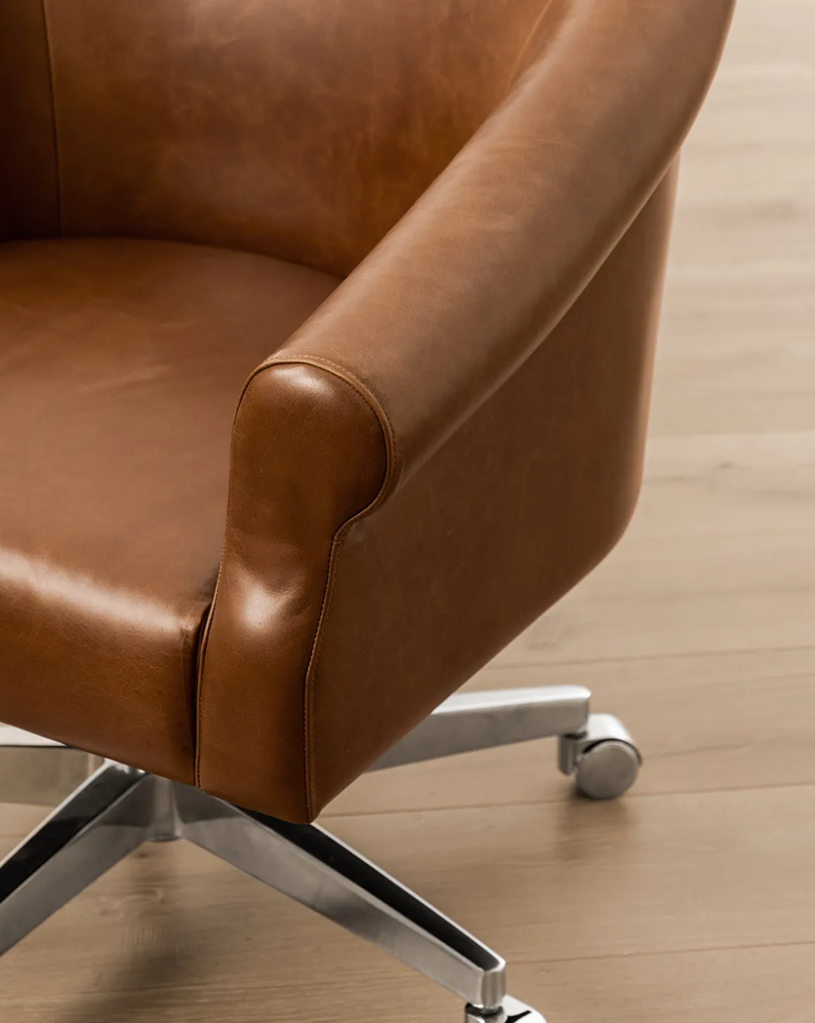 Clemence Leather Desk Chair