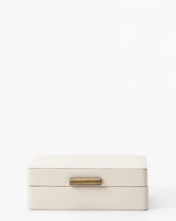 Cream Shagreen Box