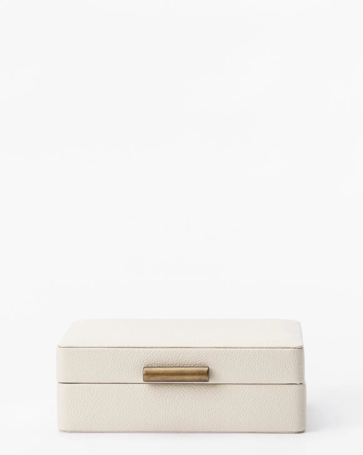 Cream Shagreen Box