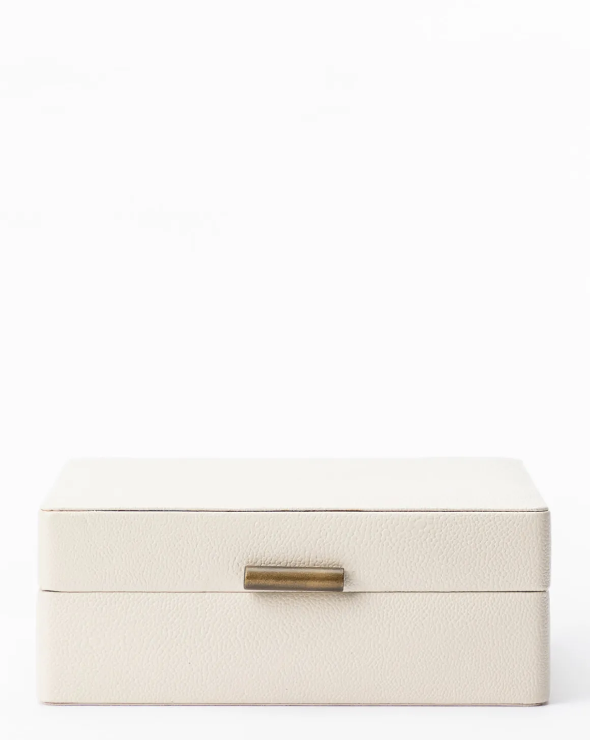 Cream Shagreen Box