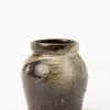 Dark Glazed Ceramic Vase