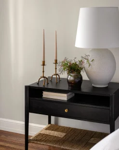 Dark Glazed Ceramic Vase