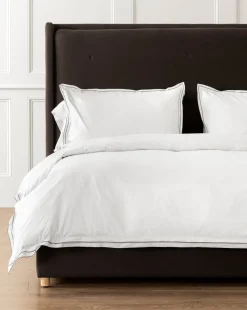 Devlin White Duvet Cover & Sham Set