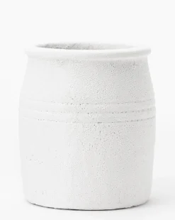 Distressed Chalk Glaze Crock