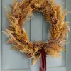 30" Faux Golden Fern Wreath