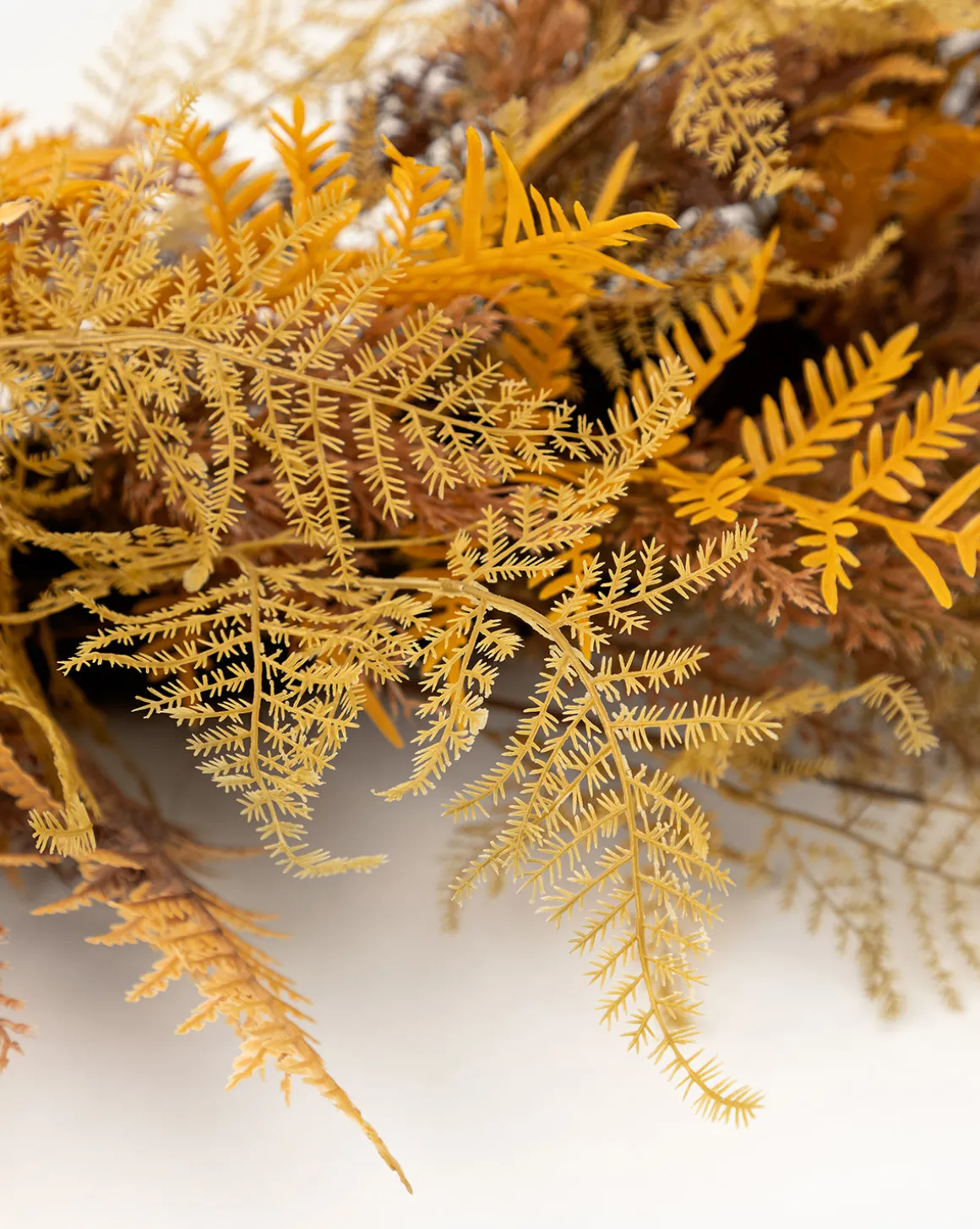 30" Faux Golden Fern Wreath