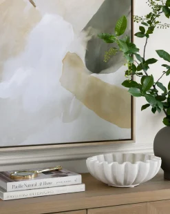Fluted Marble Bowl