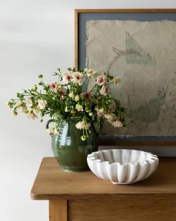 Fluted Marble Bowl