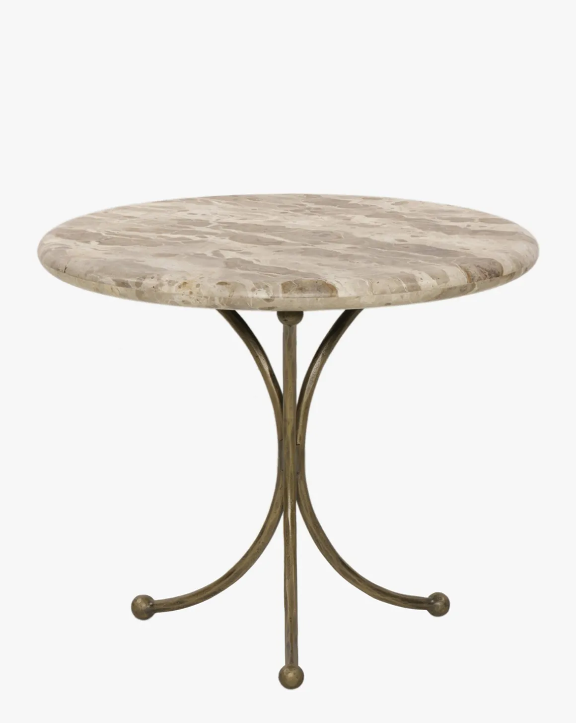 Fossil Marble End Table