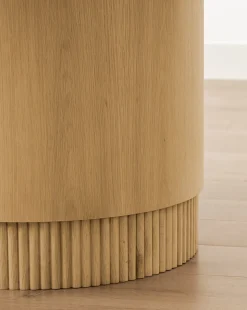 Gilroy Round Oak Dining Table