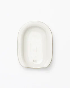 Glazed Stoneware Spoon Rest