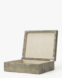 Gregory Shagreen Leather Box