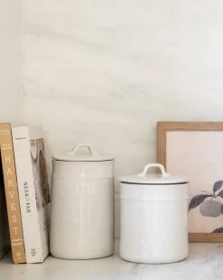 Handled Ceramic Canister