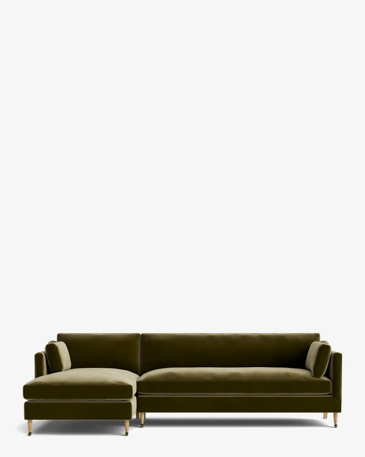 Haverford Upholstered Left Chaise Sectional 113"