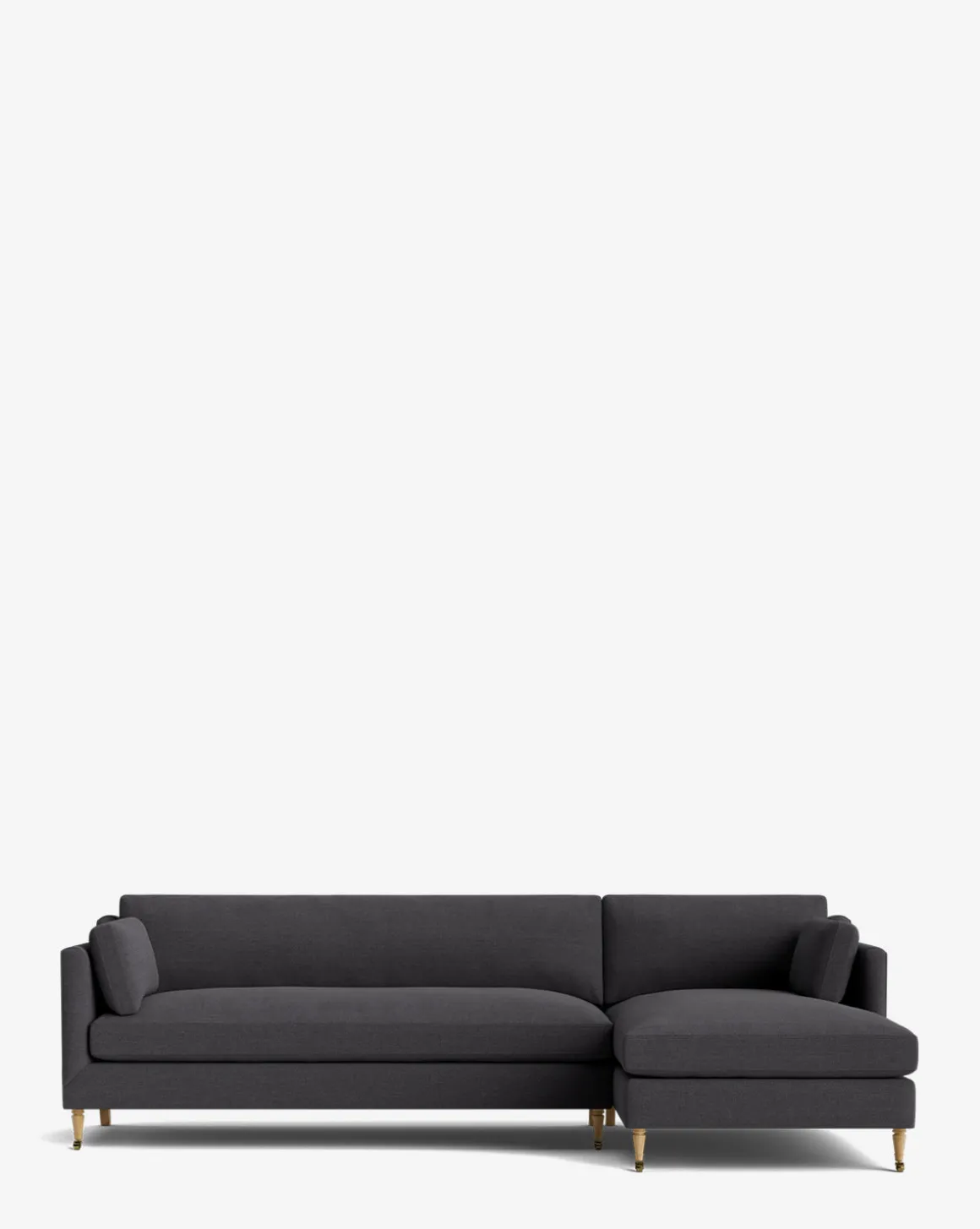Haverford Upholstered Right Chaise Sectional 113"