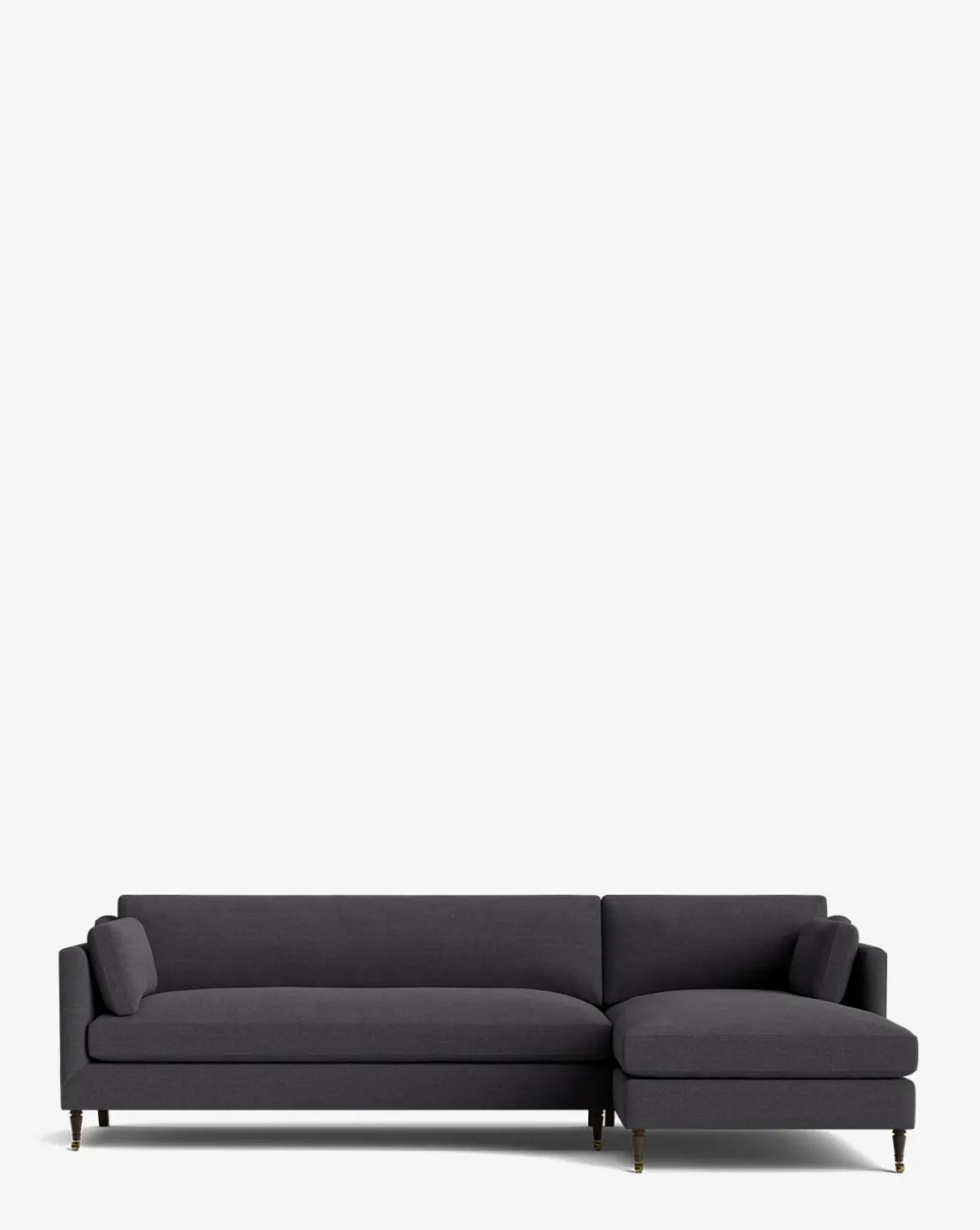 Haverford Upholstered Right Chaise Sectional 113"