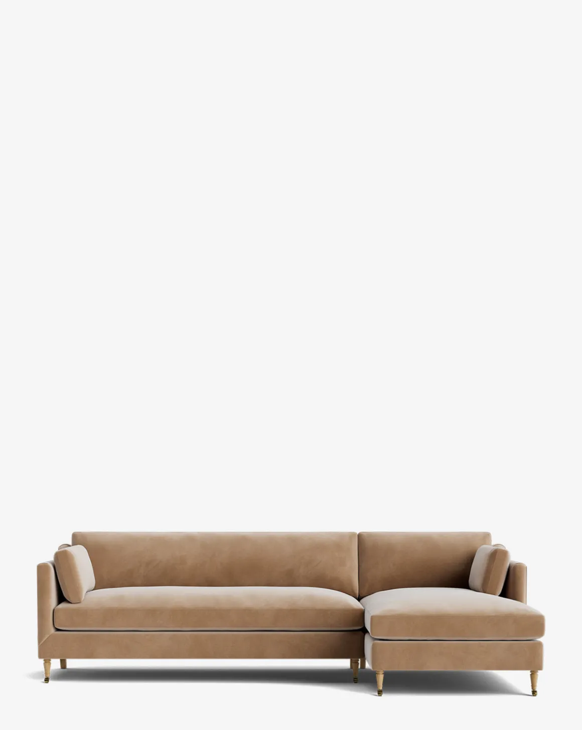 Haverford Upholstered Right Chaise Sectional 113"